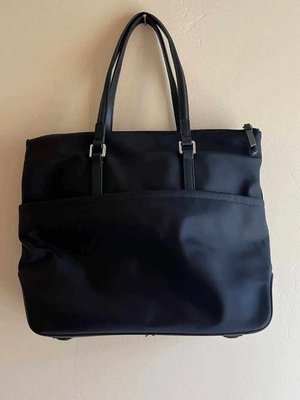 Calvin Klein Black tote bag office nylon computer lightweight travel work